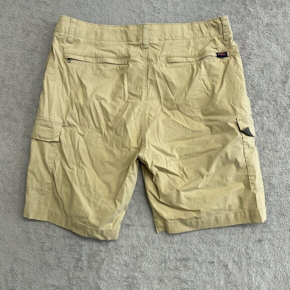 NWOT Wearfirst Men's Size 38 Khaki Cargo Shorts Cotton/Nylon/Spandex - Picture 3 of 5
